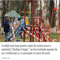 Condiții mai bune pentru pacienții secției Combustii! 